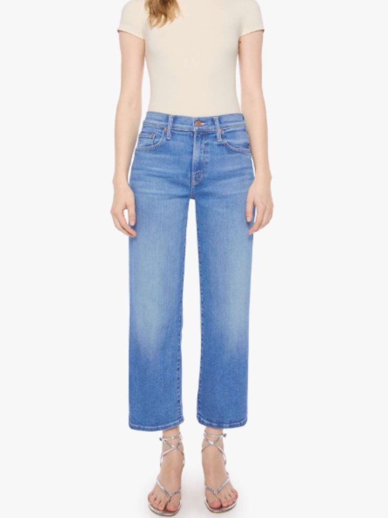 Mother Lil Ramble Mid-Rise Straight Ankle Jeans, Euc, 24p
